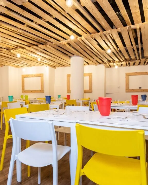 Sala ristorante presso TH Pila