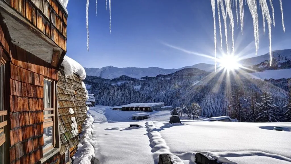 Paesaggio innevato presso TH Pila