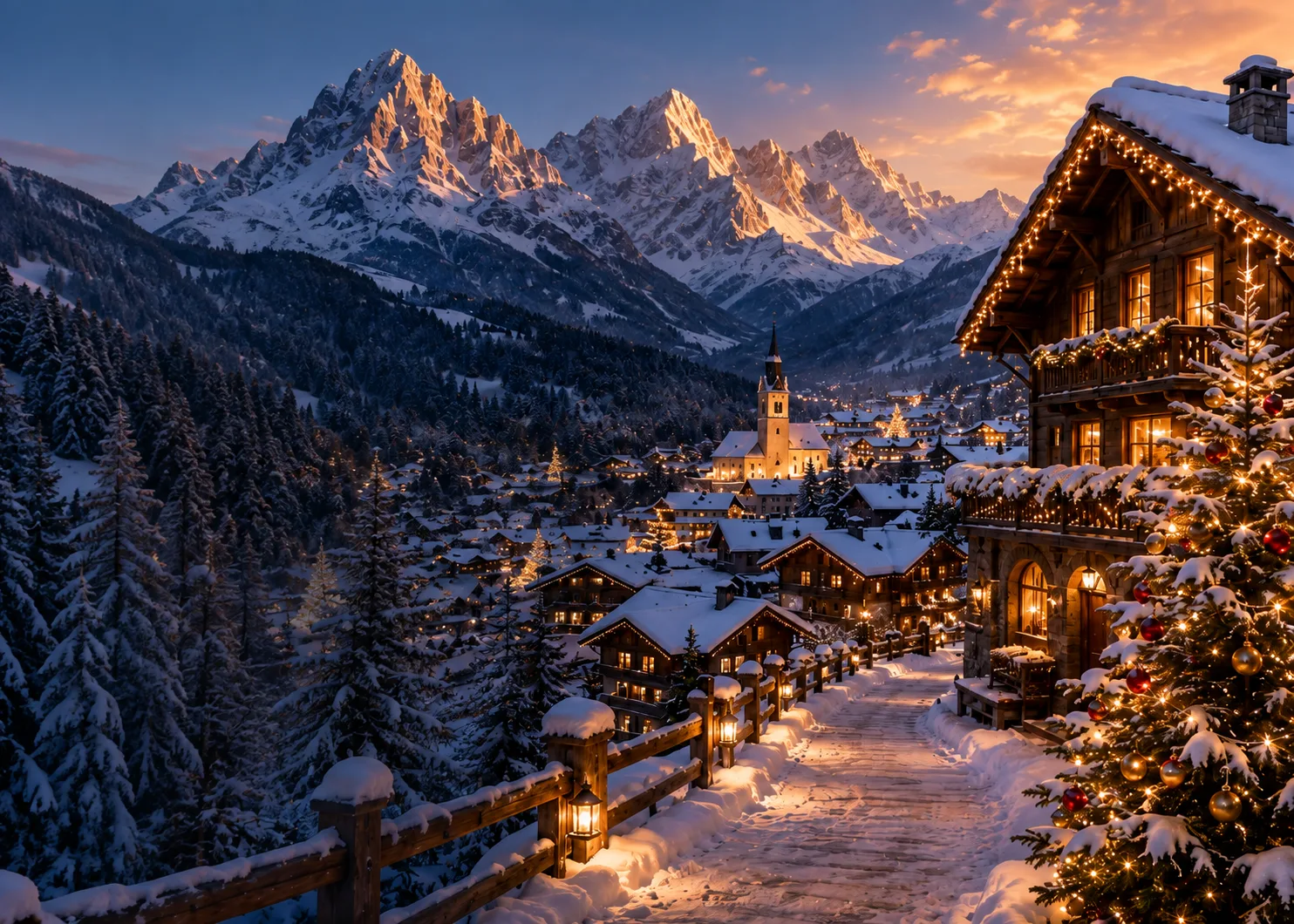 Natale in montagna